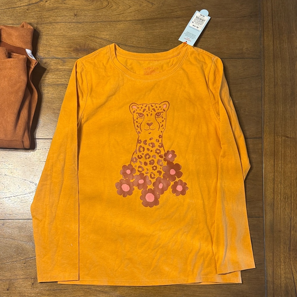 Girls set of long sleeve top, knit sweater and jacket, Size 14 - Picture 5 of 9
